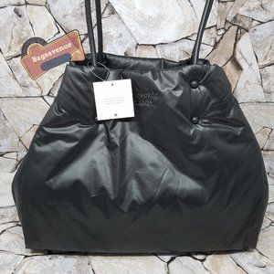 Everything Puffy Large Tote Shoulder Bag Purse Light Weight Black Kate Spade